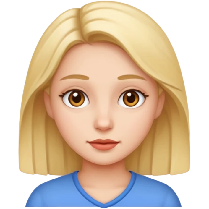 Eine mädchen mit gar kein unterhose emoji