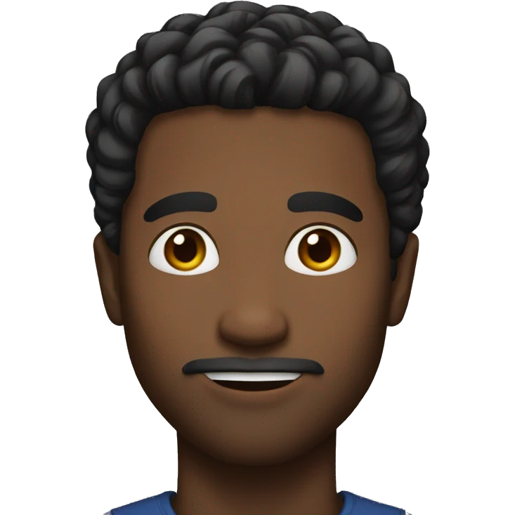 handsome black man emoji