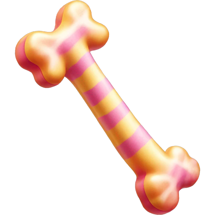 candy colored bone emoji