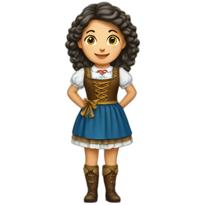 Bavaria girl emoji