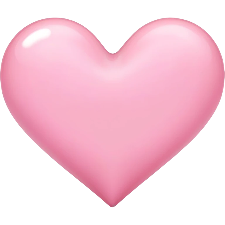 Baby pink heart emoji