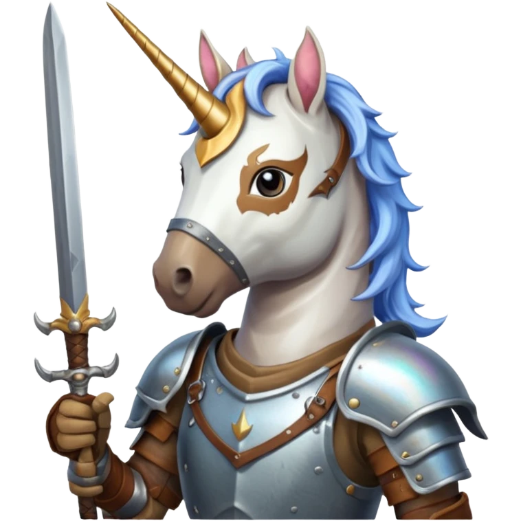 a unicorn hunter emoji