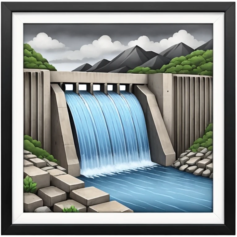 water dam emoji