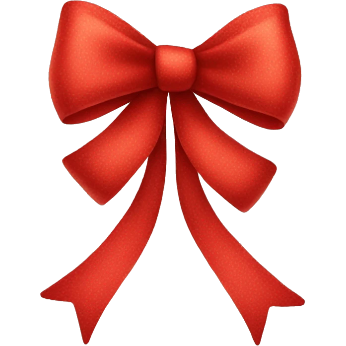 Red bow emoji