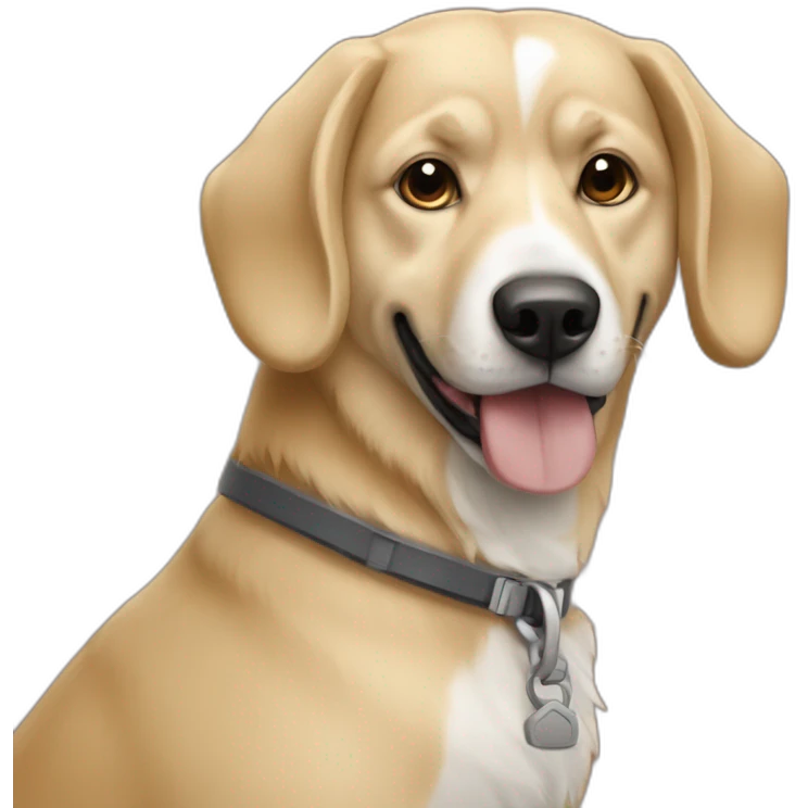 Chien et un humain emoji
