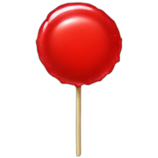red lolipop emoji