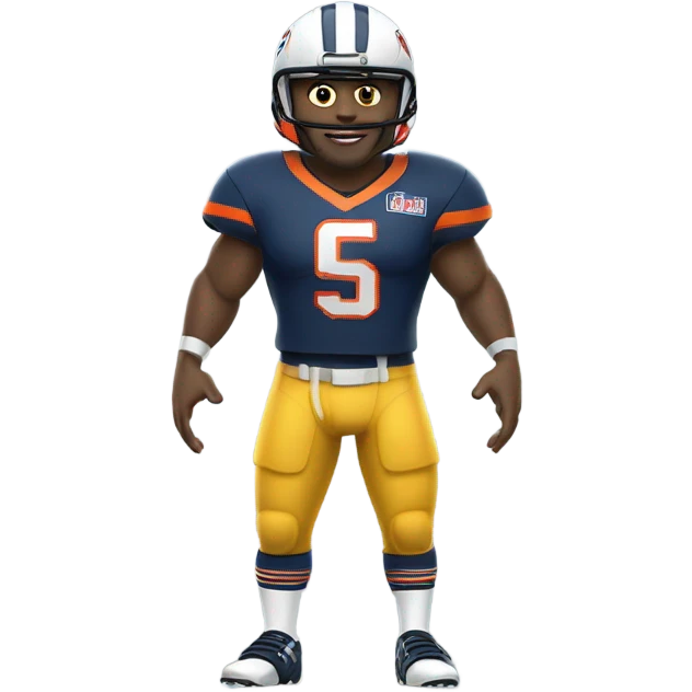 Create me as a nfl player  emoji