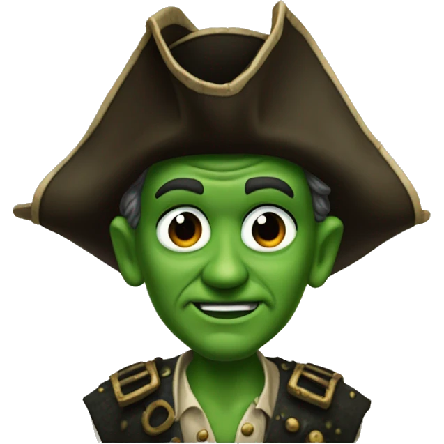 Bootstrap Bill Turner from Pirates of the Caribbean.  His skin is green and barnacle-encrusted. emoji
