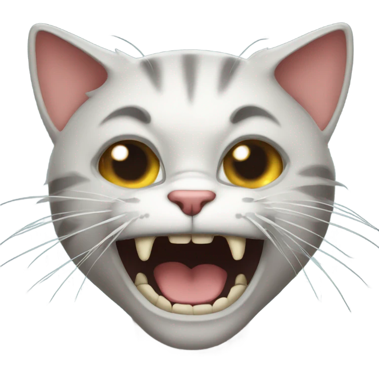 Mad cat emoji