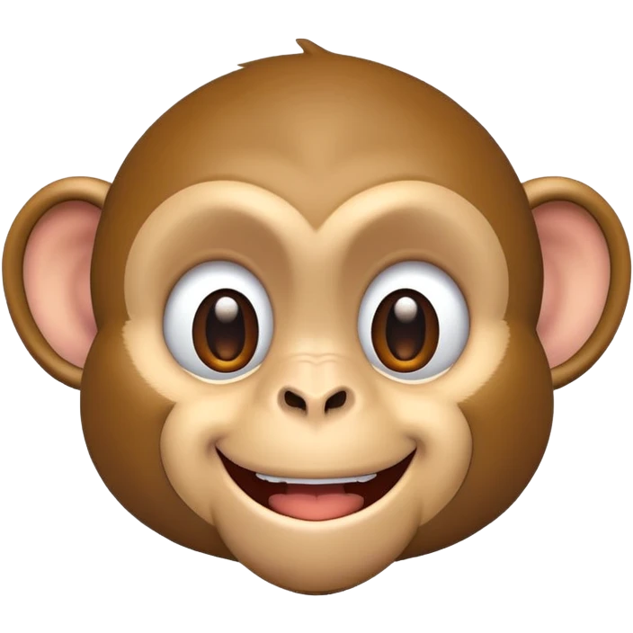 smiling monkey face emoji