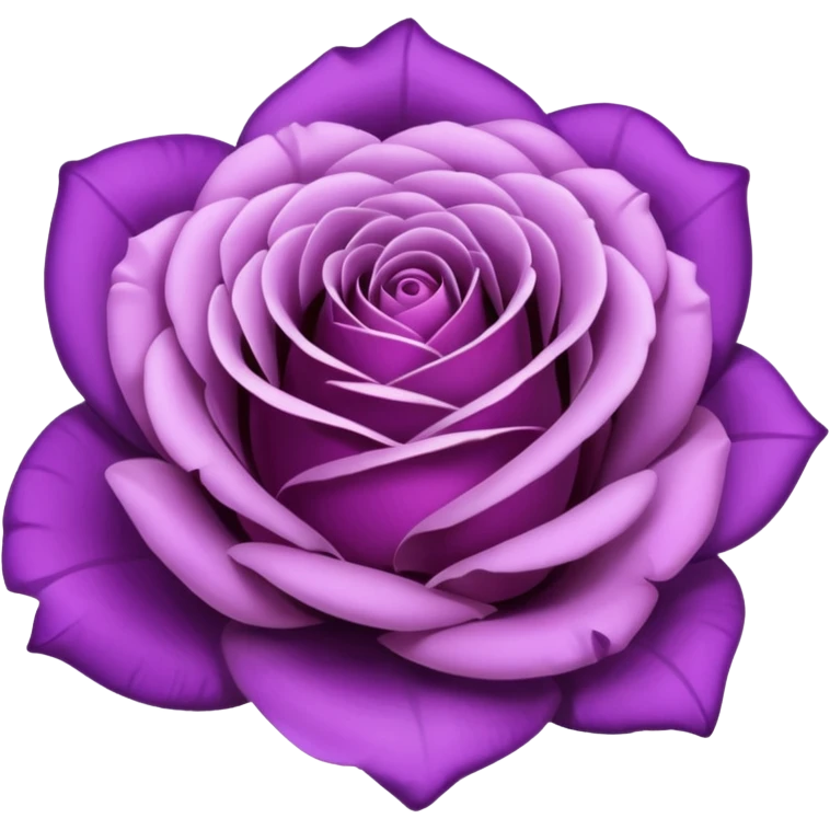 purple roses emoji