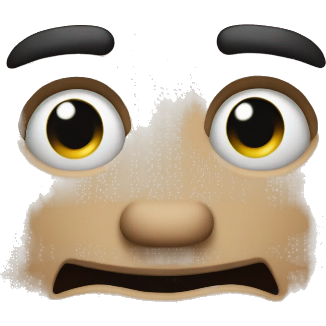 Crazy face emoji