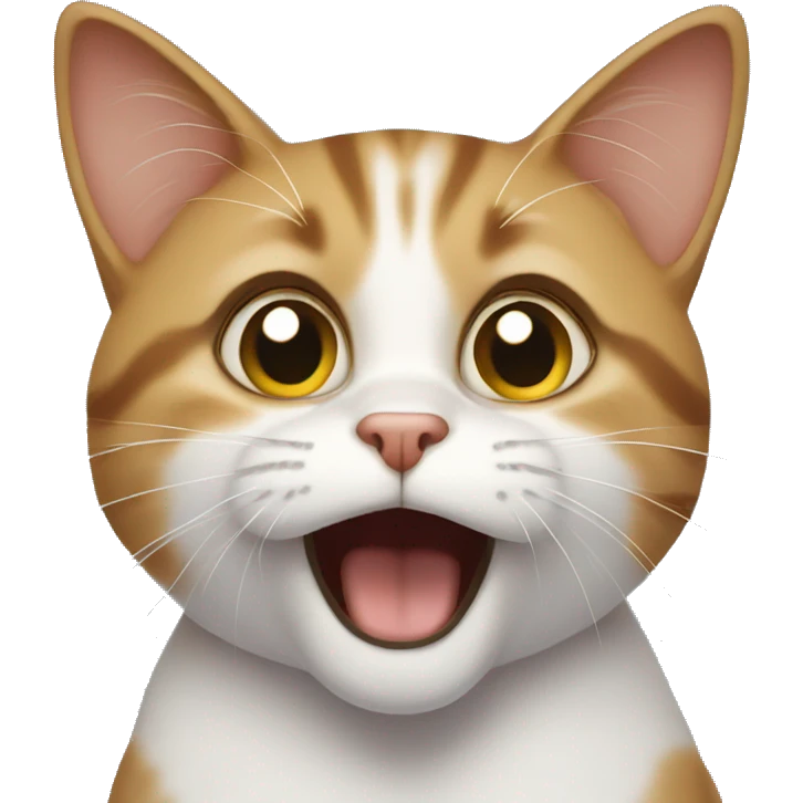 shocked cat emoji