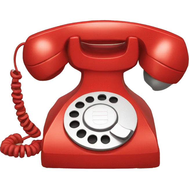 red telephone emoji