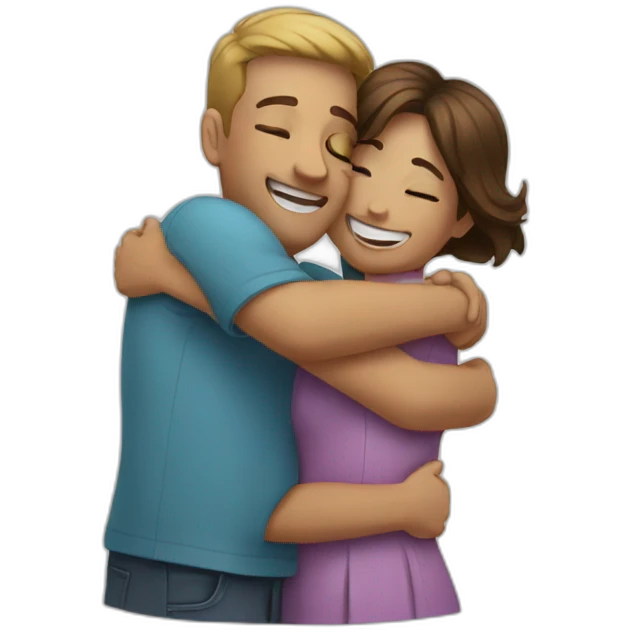 supportive hug emoji