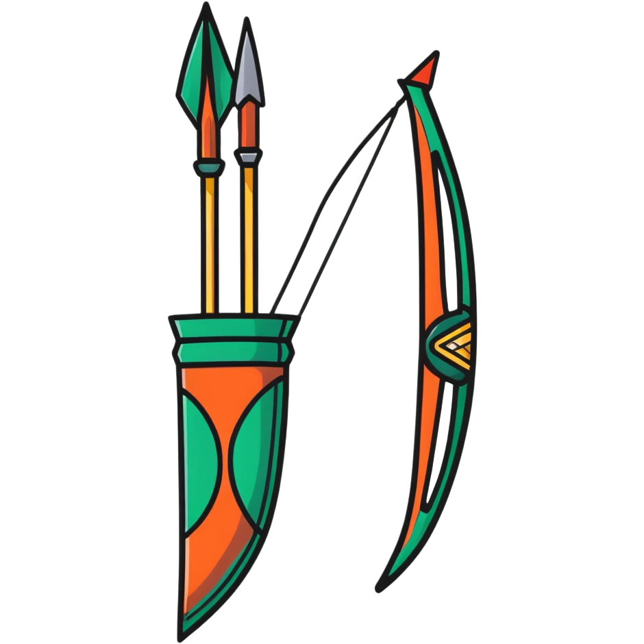 Quiver with magical arrows from Path of Exile 2 emoji