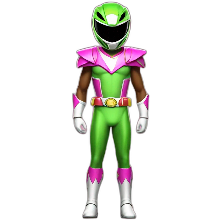 dawn power ranger full body emoji