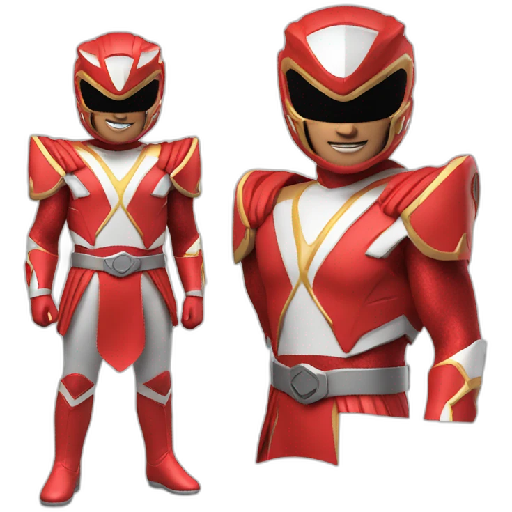 Power Ranger red emoji