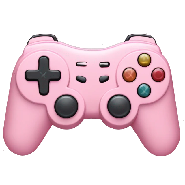 light pink game controller  emoji