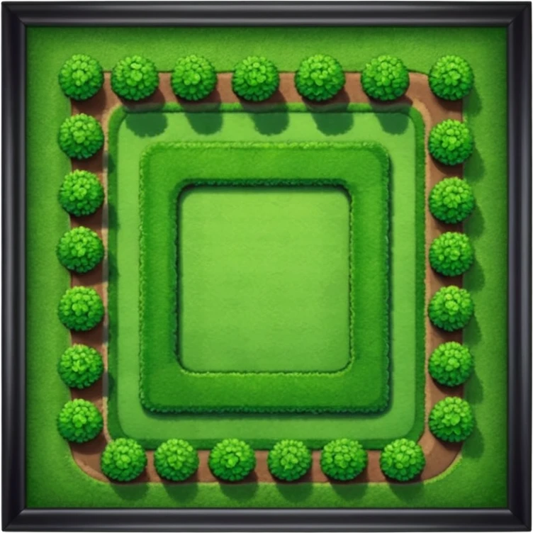 Turf course emoji