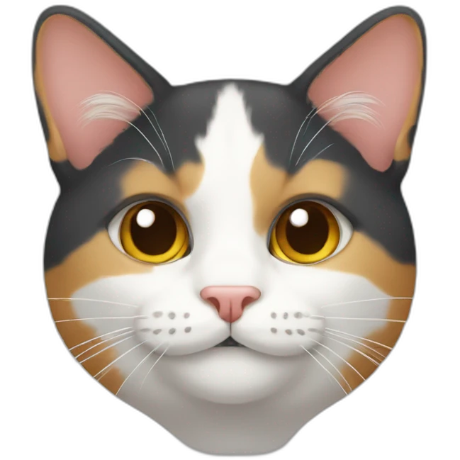 Tricolor cat emoji