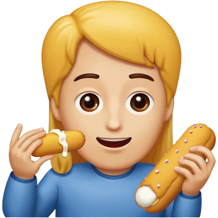 Eating twinkies emoji