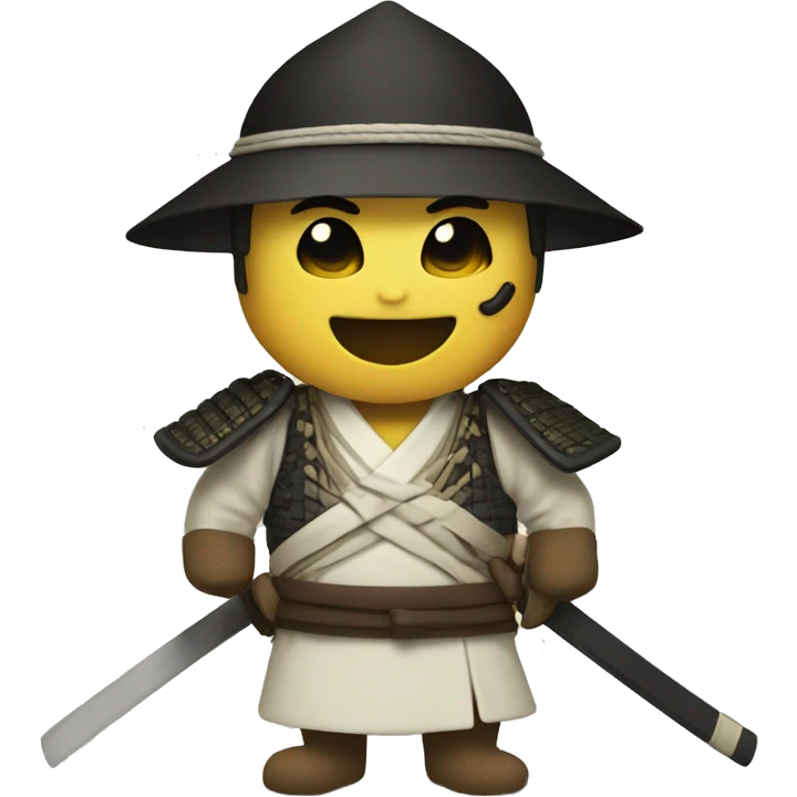 happy samourai  emoji