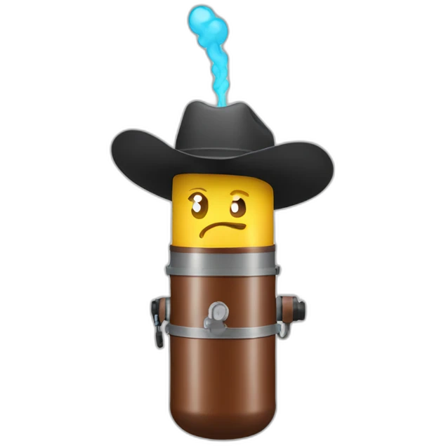 Cowboy oxygen tank emoji