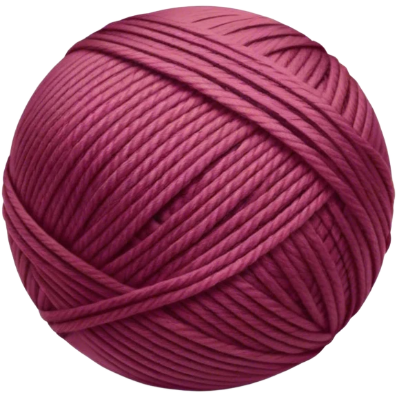 yarn ball light burgundy  emoji