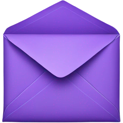 Purple envelope emoji