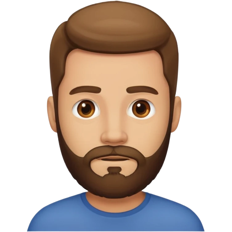 head with beard emoji