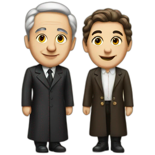 German leader and jewish person emoji