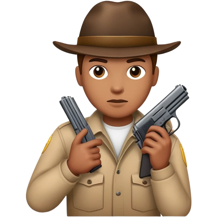 Shooting myself emoji