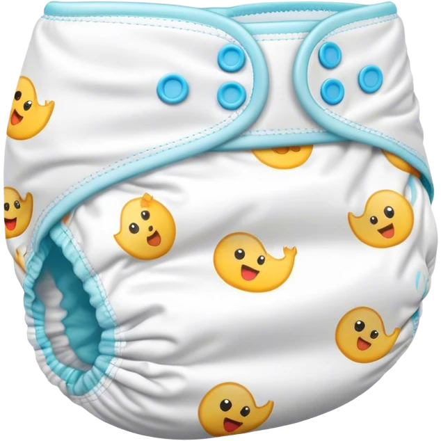 Disposable  printed baby diaper emoji