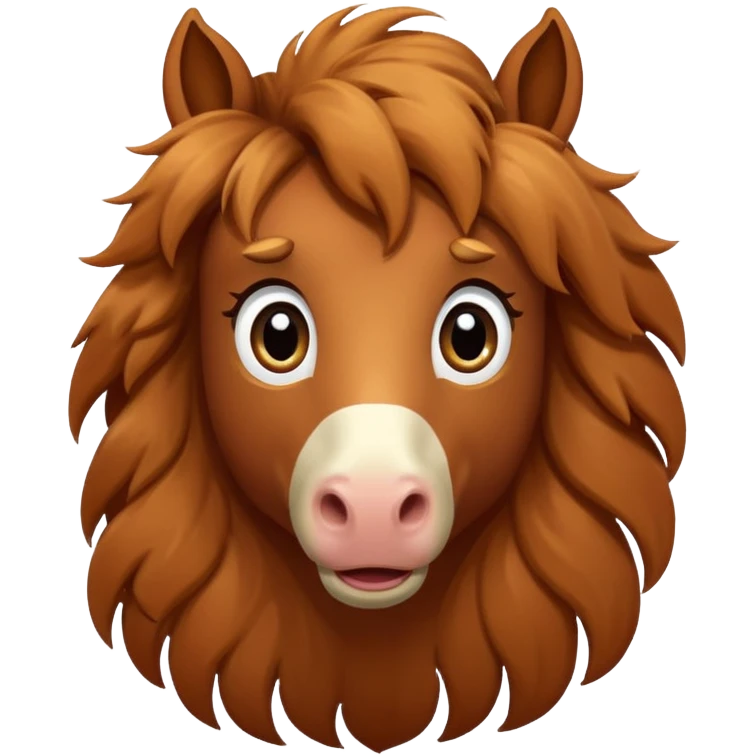 Confused horse with question marks Make it more funny  emoji
