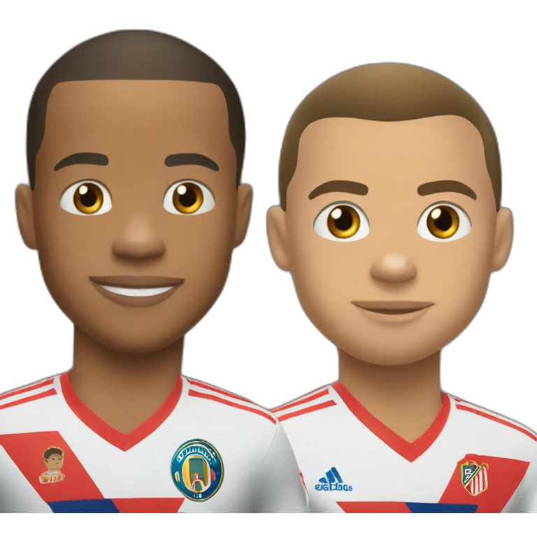 Mbappe et ronaldo emoji