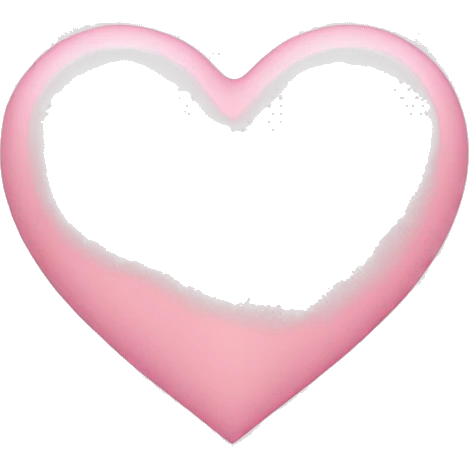 light pink heart emoji emoji