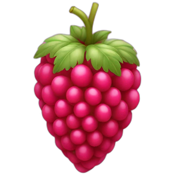 Raspberry emoji