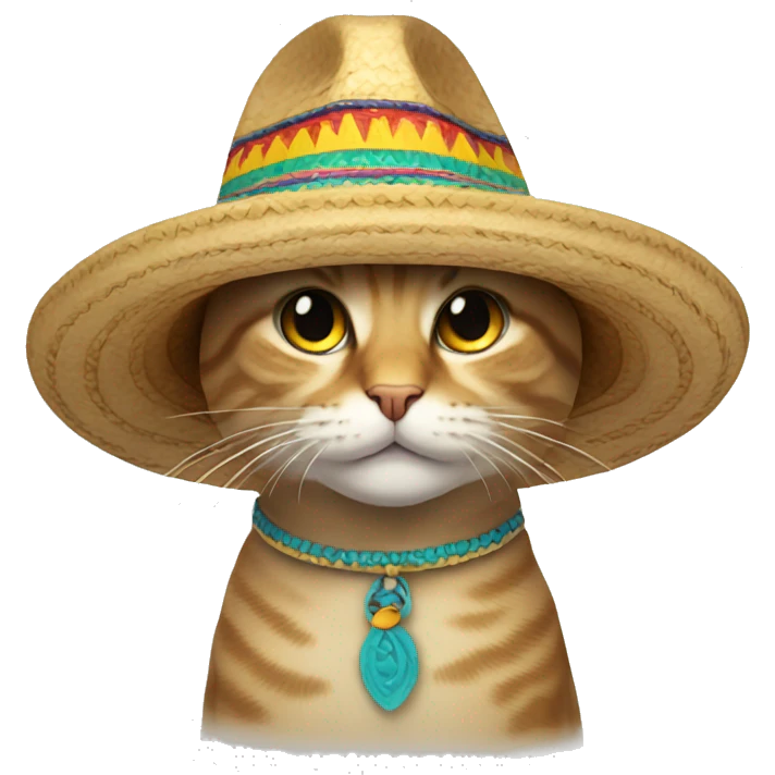 Cat in a sombrero emoji
