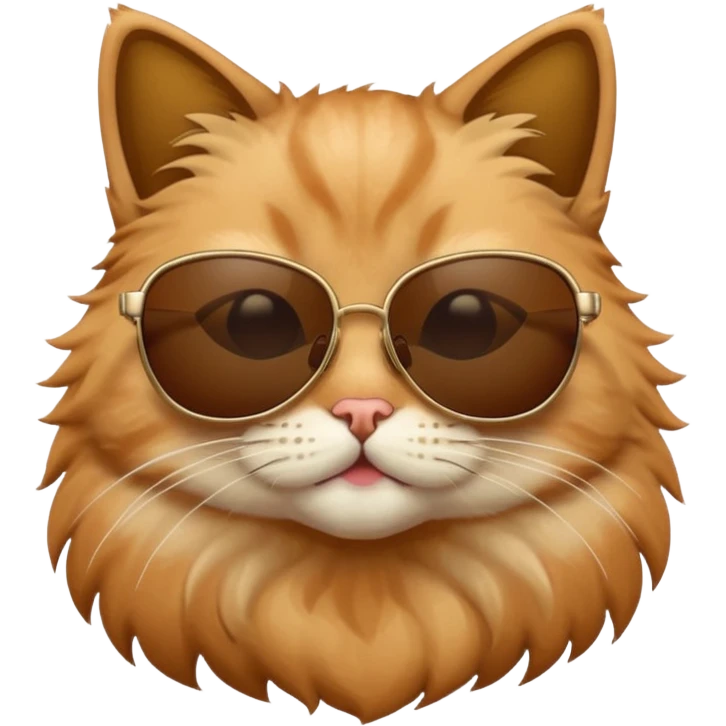 Cat wearing sunglasses emoji