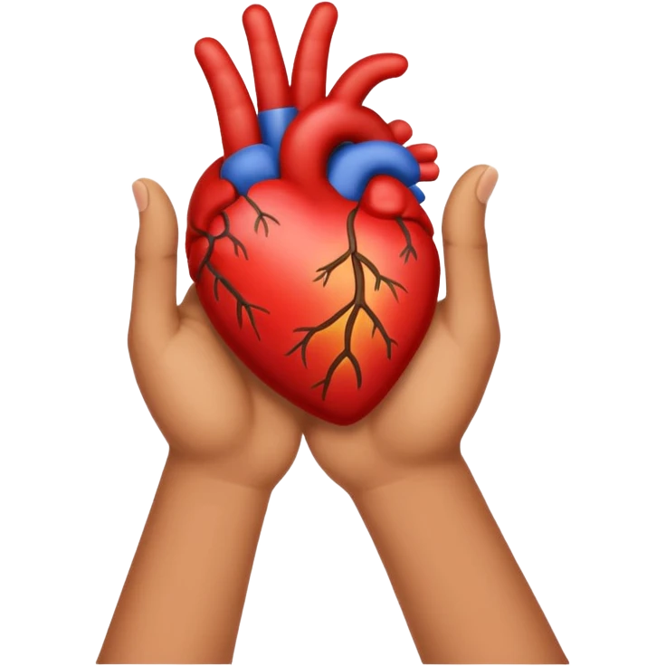 hand heart on head emoji