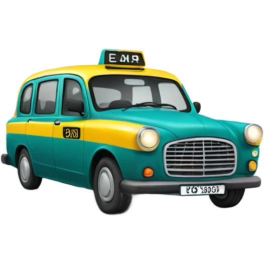 Danish taxi emoji