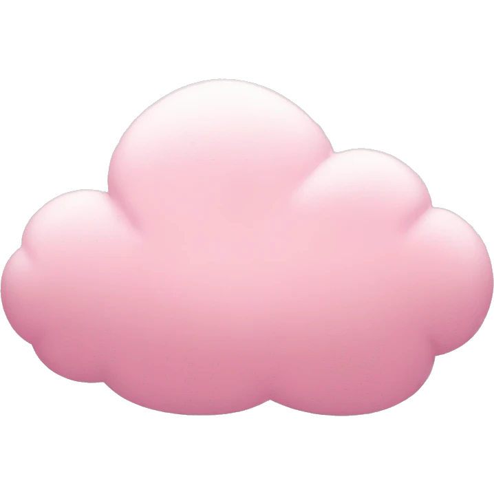 Pastell pink Cloud  emoji