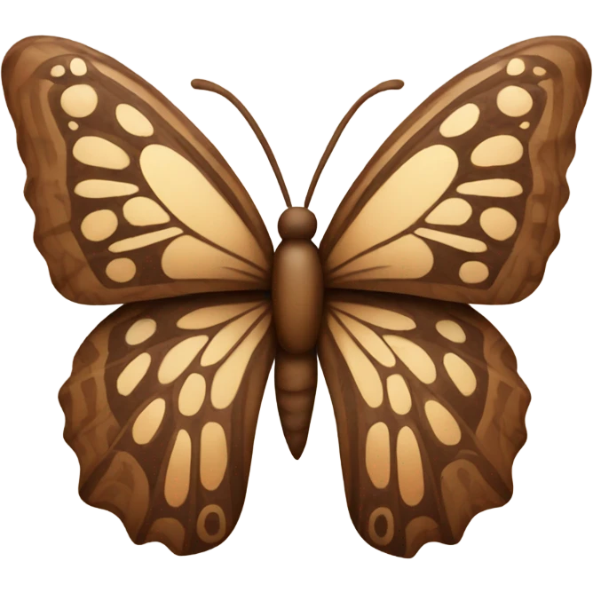 Brown butterfly  emoji