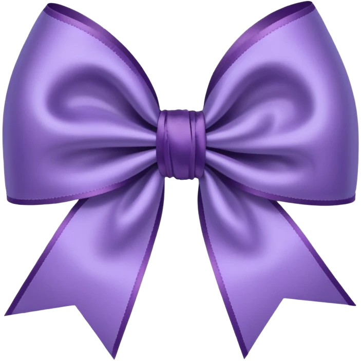 artsy bow delicate pastel dark purple colour emoji