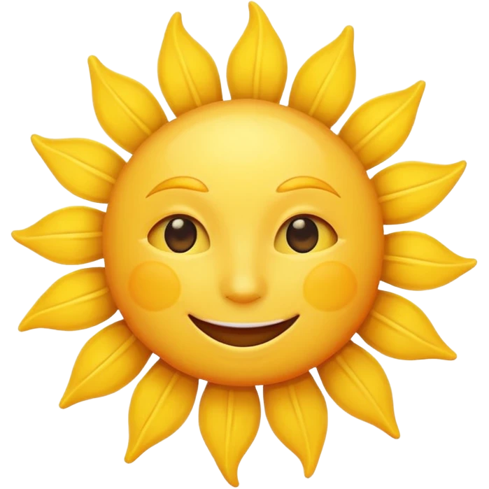 smiling sun emoji
