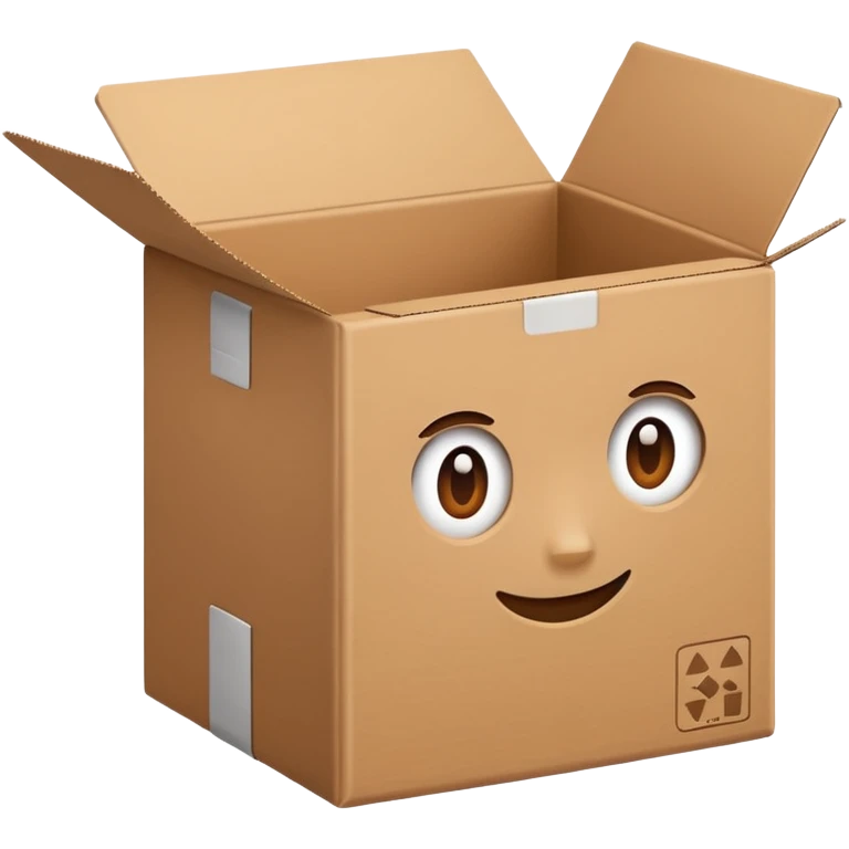 paper box withoutface emoji