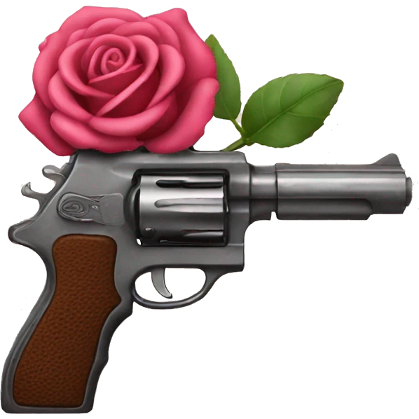 pistolet rose emoji