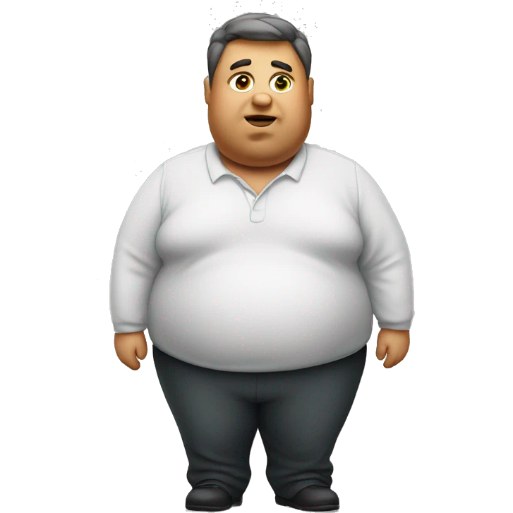 Fat person emoji