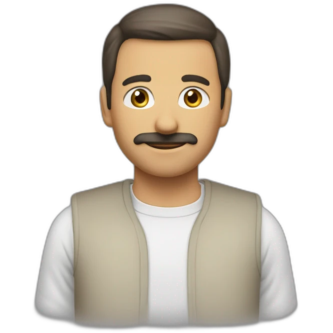 شاب يلعب ب iphon 15 pro emoji